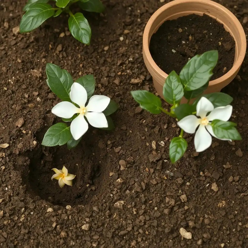 Plantation du gardenia