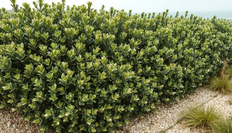 Olearia traversii : plantation, entretien et utilisation en haie brise-vent