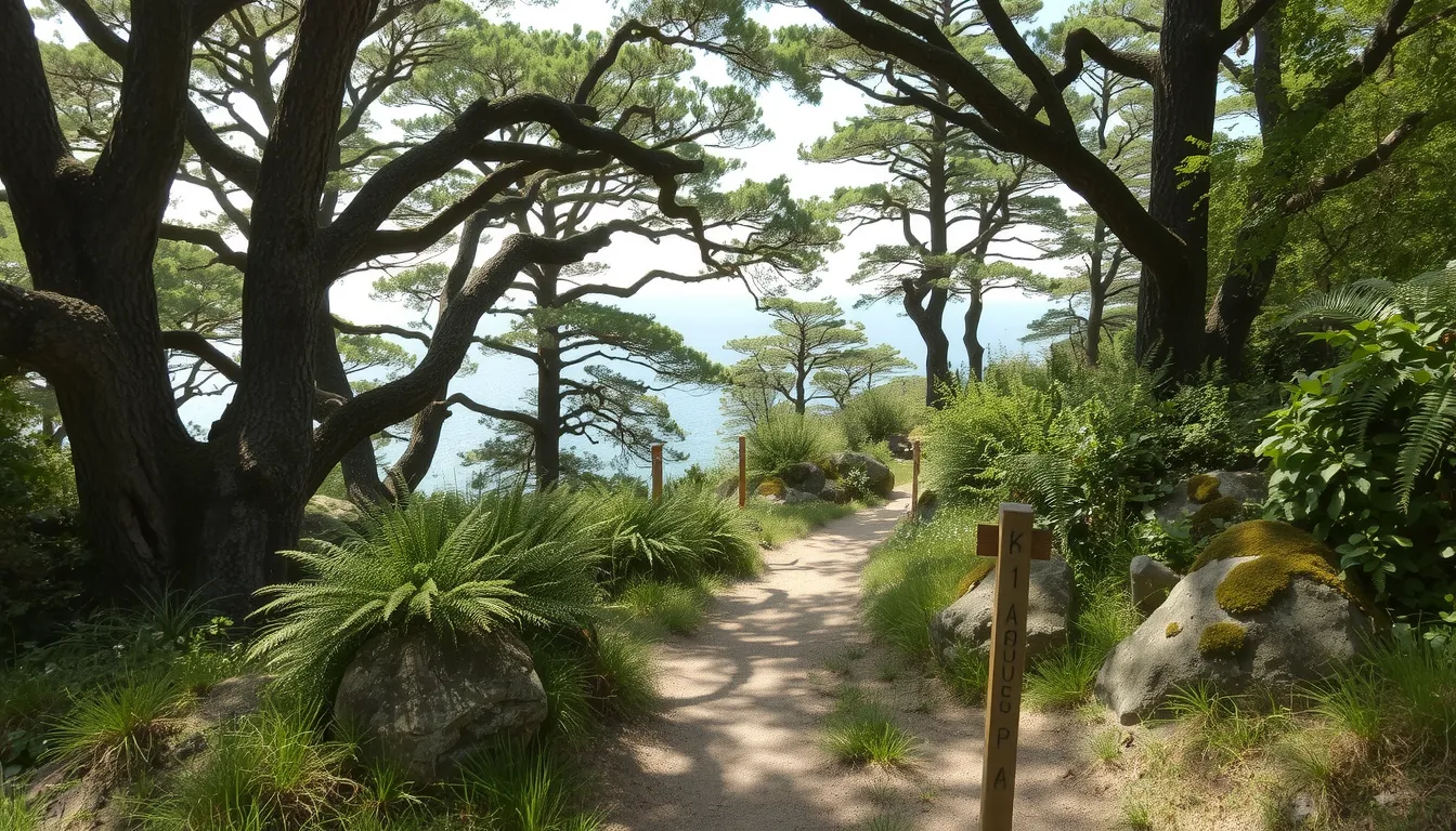 sentier de la forêt littorale de penhoat