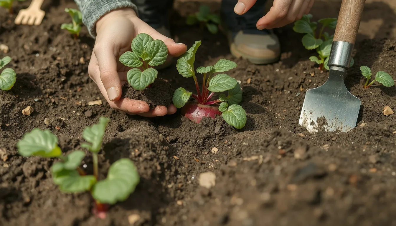 plantation betteraves rouges