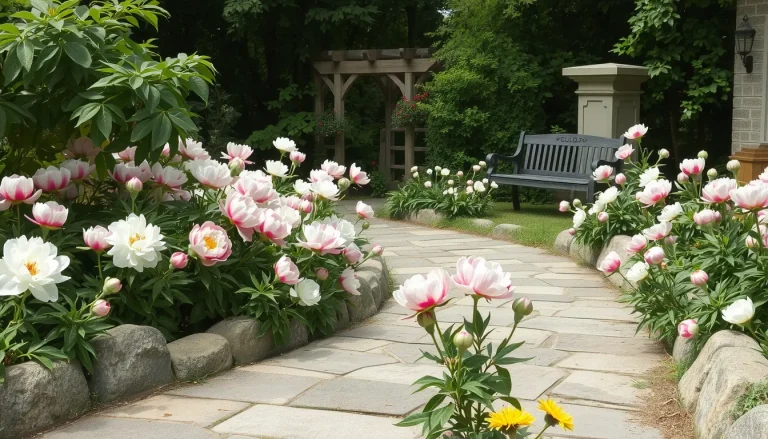 Jardin de Roches et de Pivoines : Les plus beaux jardins pour voir des pivoines en fleur