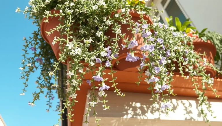 Plante retombante extérieur soleil : 5 variétés pour balcons et jardinières plein sud