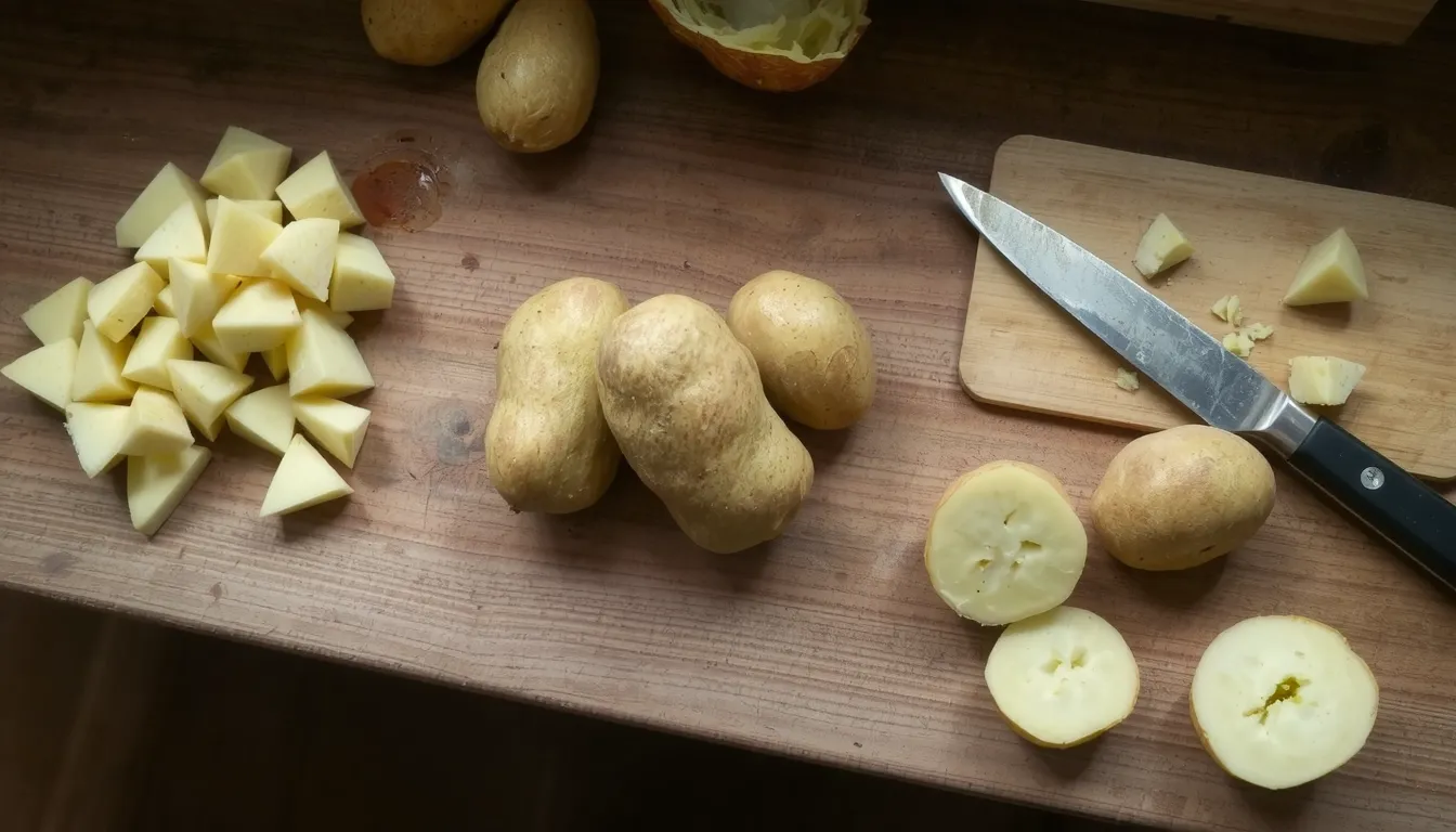 pomme de terre verte